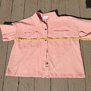 Cute Peach Shacket. 1XL.